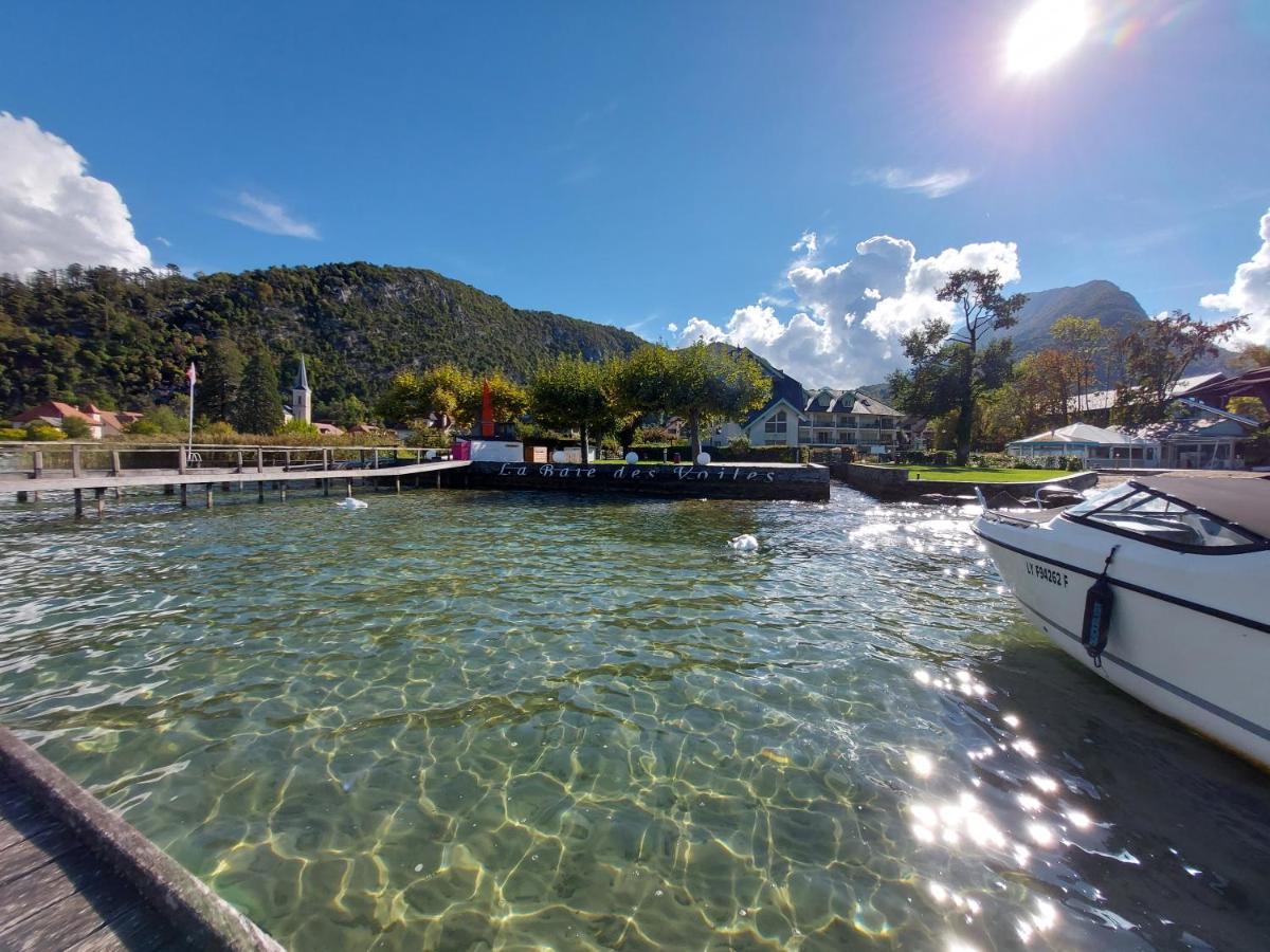 Studio Les Pieds Dans L'Eau Au Bord Du Lac D'Annecy Duingt Exterior foto
